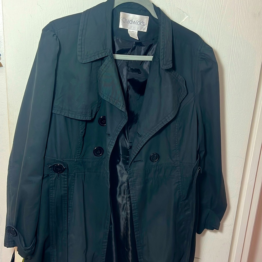 Chadwick’s Vintage Aline trench peacoat